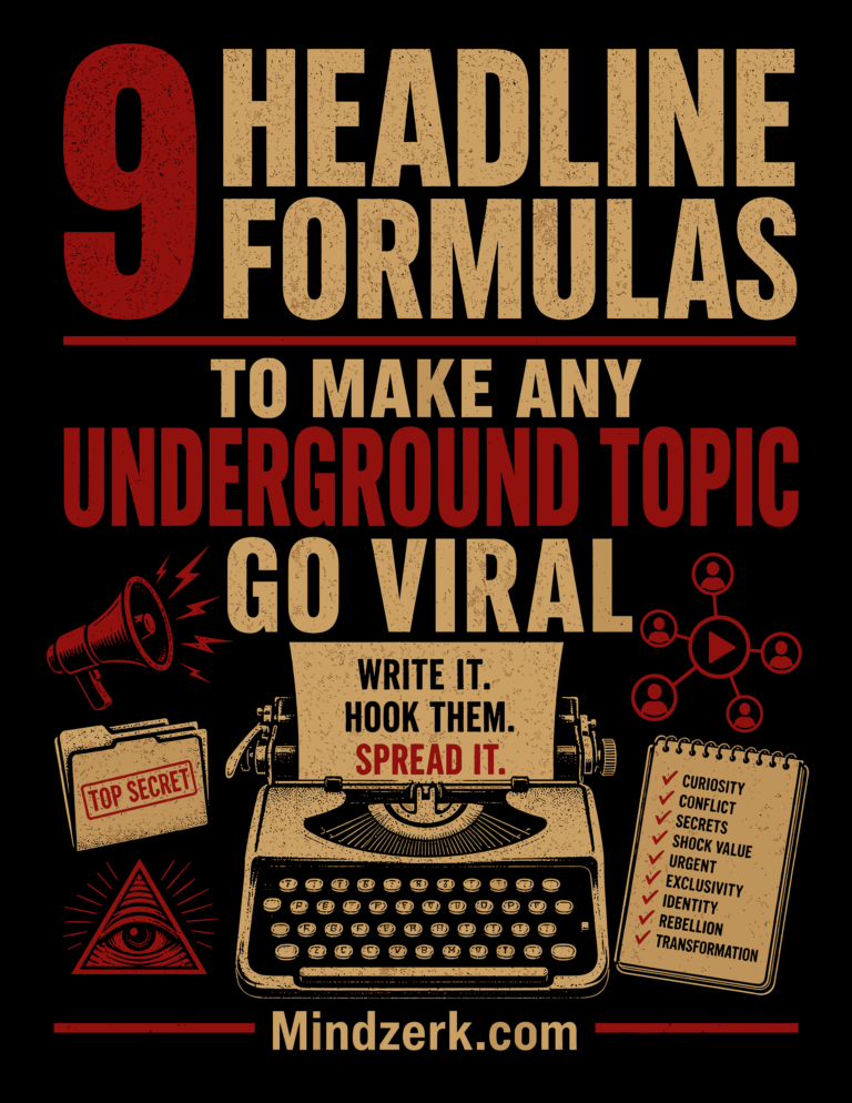 9 Headline Formulas to Make Any Underground Topic Go Viral