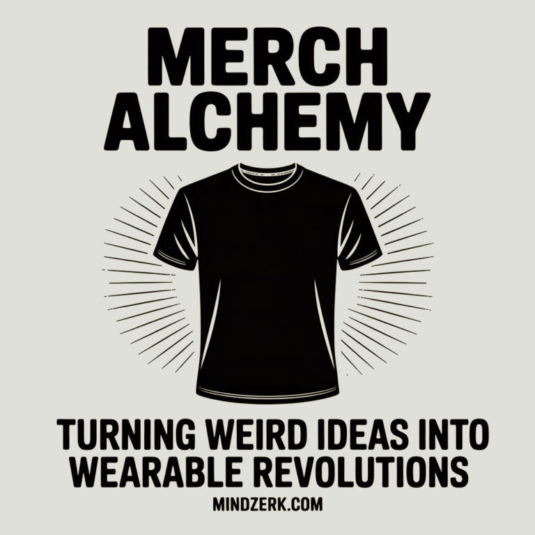 Merch Alchemy: Turning Weird Ideas into Wearable Revolutions