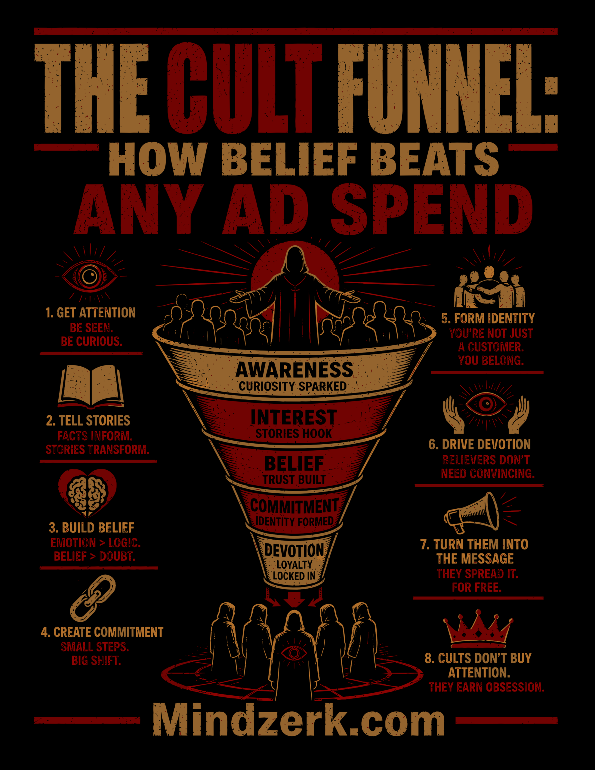 The Cult Funnel: How Belief Beats Any Ad Spend