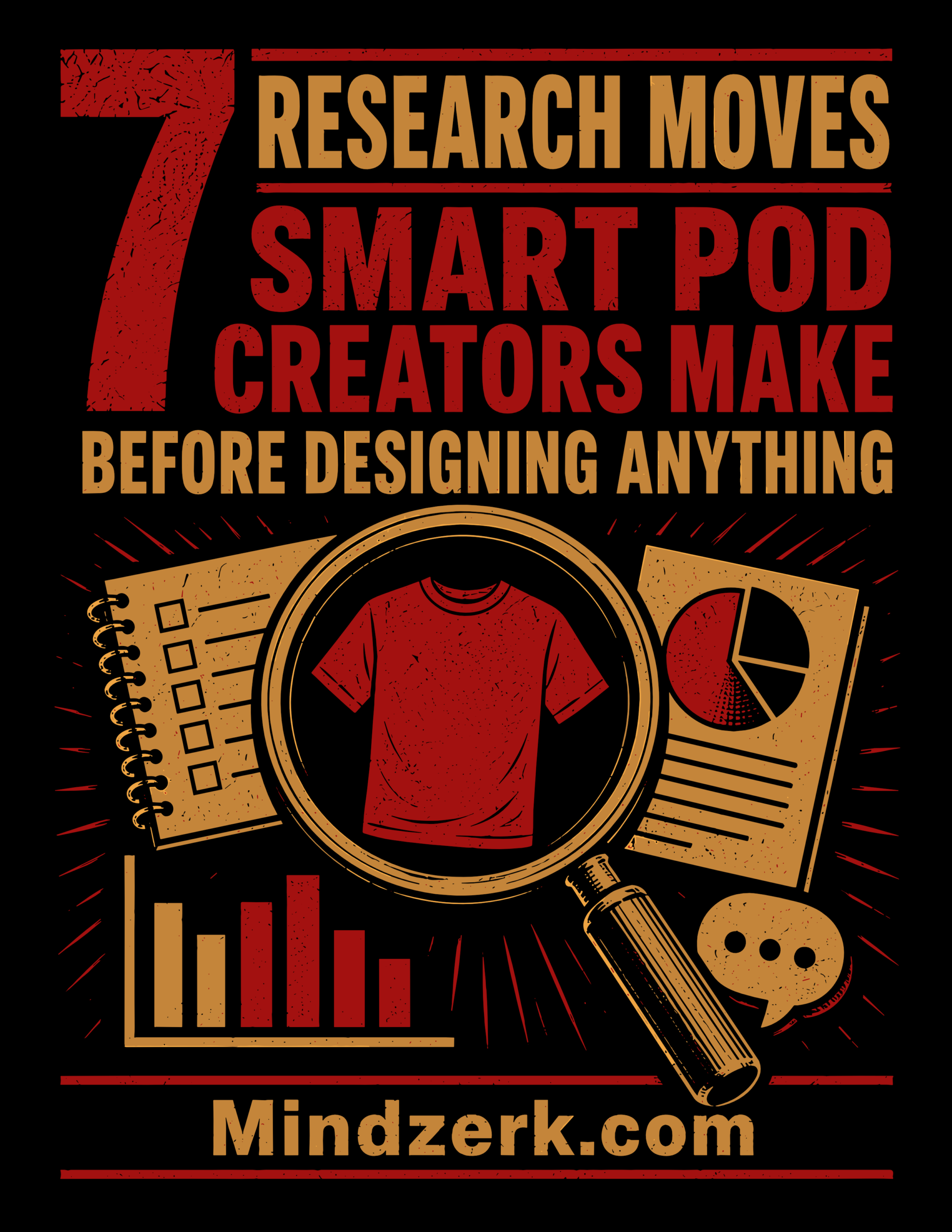 7 Research Moves Smart POD Creators Make Before Designing Anything