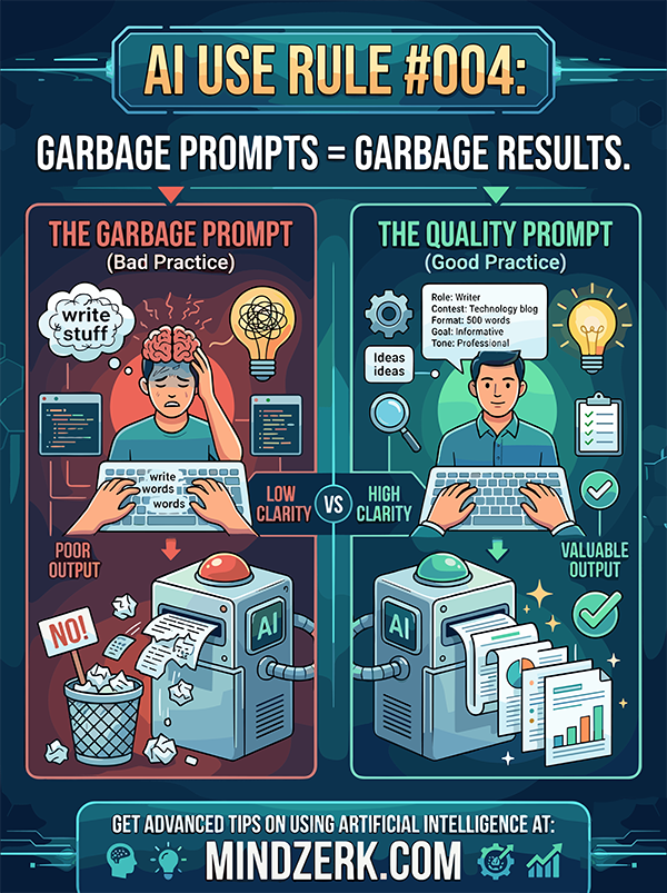 AI Use Rule #004: Garbage Prompts = Garbage Results