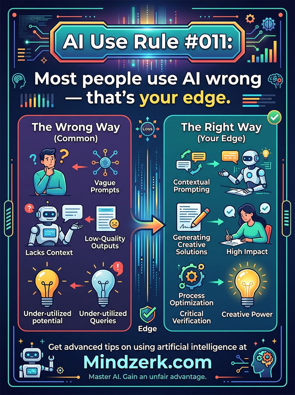 AI Use Rule #011: Most People Use AI Wrong — That’s Your Edge