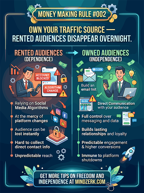 Money Making Rule #002: Own Your Traffic Source