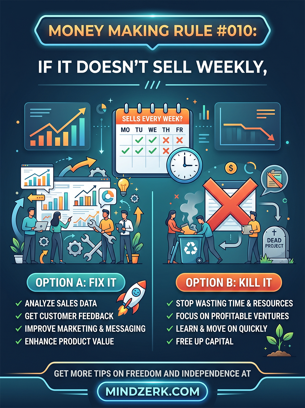 Money Making Rule #010: If It Doesn’t Sell Weekly, It’s a Problem