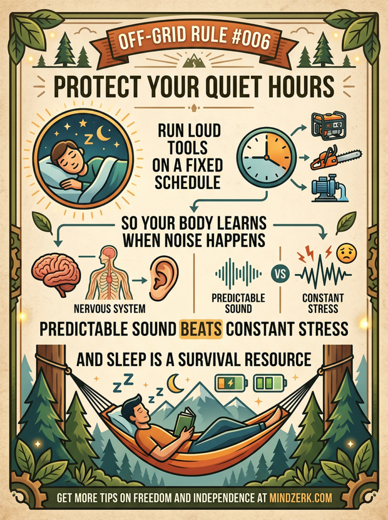 Off-Grid Rule #006: Protect Your Quiet Hours