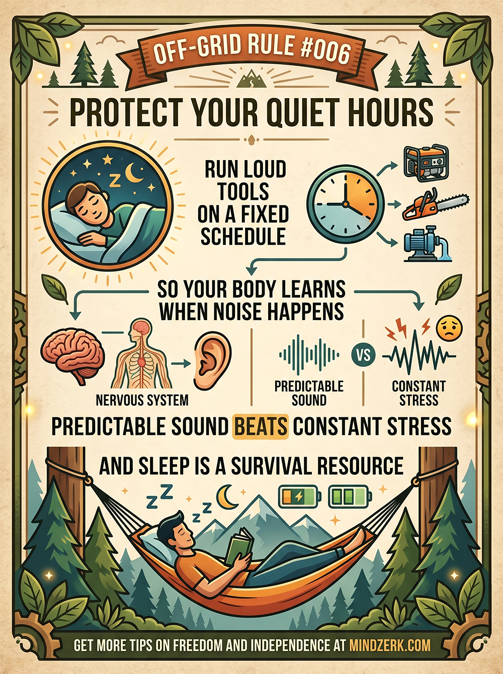 Off-Grid Rule #006: Protect Your Quiet Hours