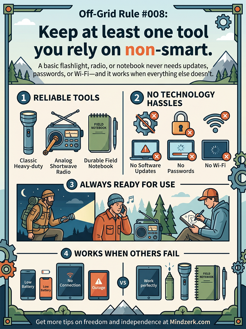 Off-Grid Rule #008: Keep at Least One Tool You Rely On Non-Smart
