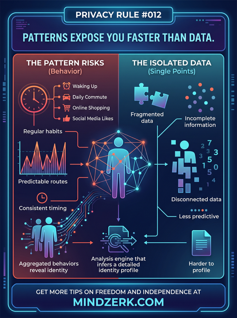 Privacy Rule #012: Patterns Expose You Faster Than Data