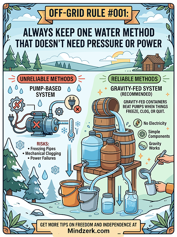 OFF-GRID RULE #001 - The One Water System That Won’t Fail You
