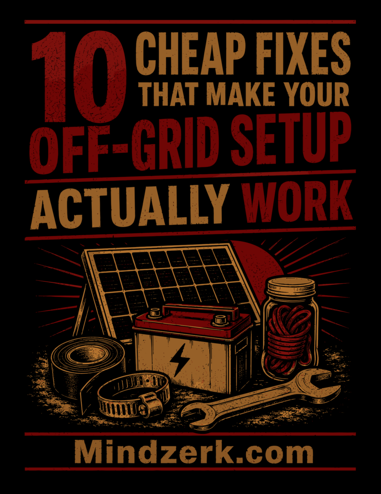 10 Cheap Fixes That Make Your Off-Grid Setup Actually Work