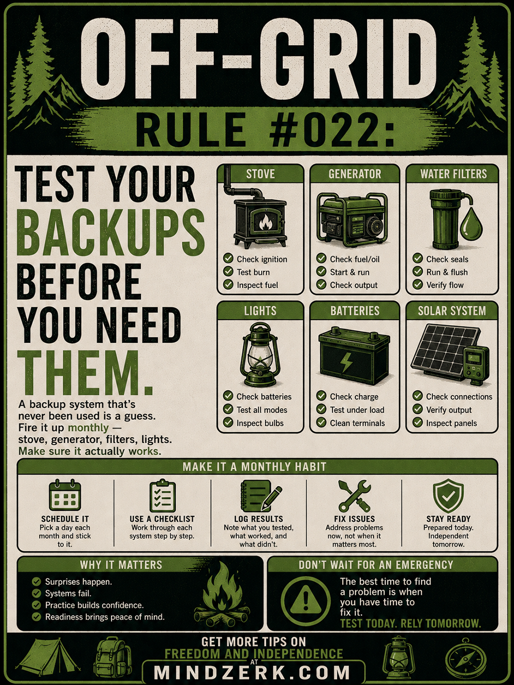 Off-Grid Rule #022: Test Your Backups Before You Need Them