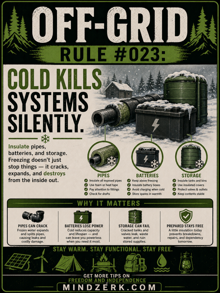 Off-Grid Rule #023: Cold Kills Systems Silently