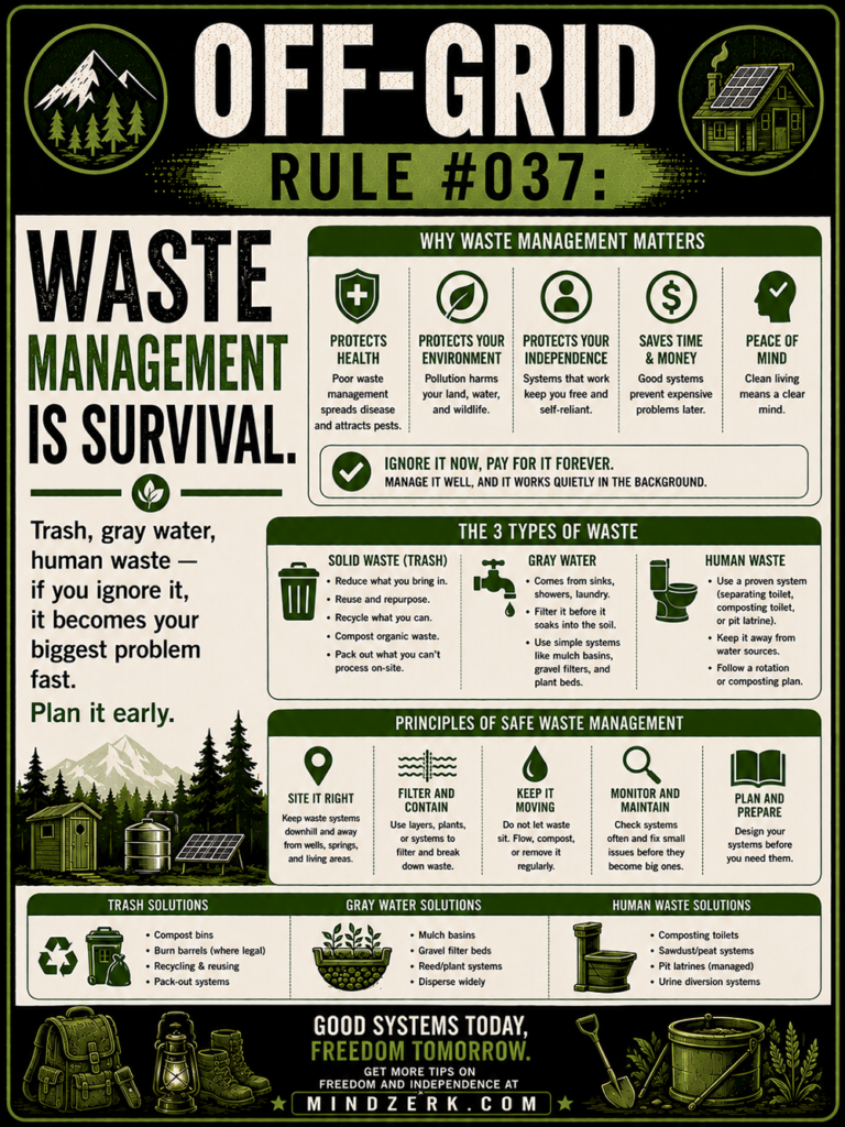 Off-Grid Rule #037: Waste Management Is Survival